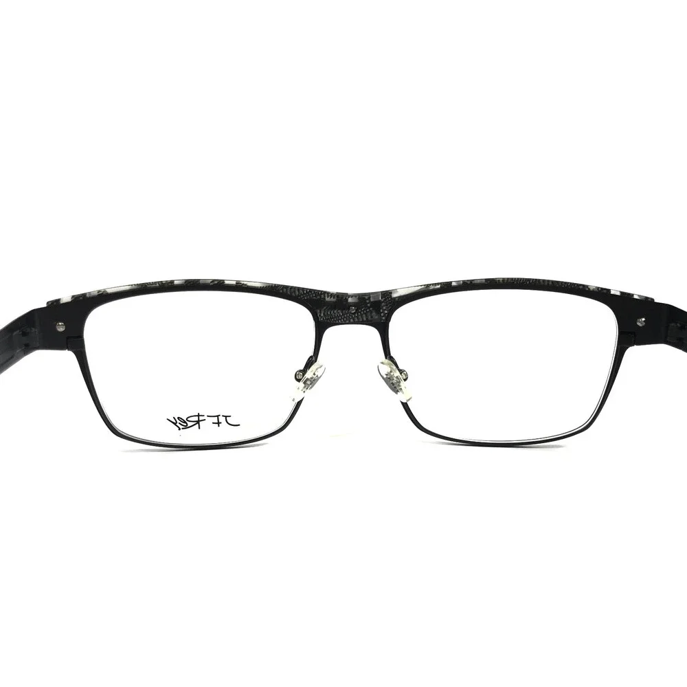 J.F. Rey Eyeglasses Frames JF2573 0010 Matte Black Gray Demi Tortoise 56-18-144